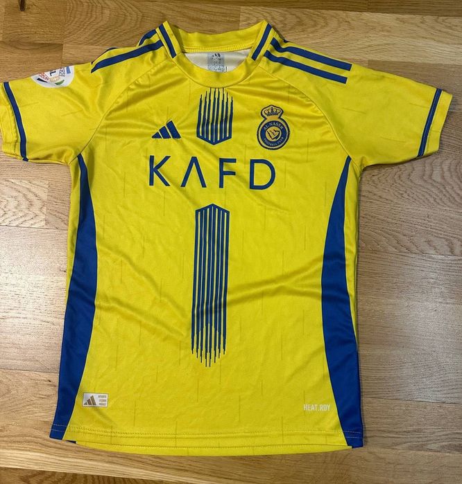 Жовта футболка ФК «Аль-Наср» 2024/25 від Adidas Ronaldo 11-14 років