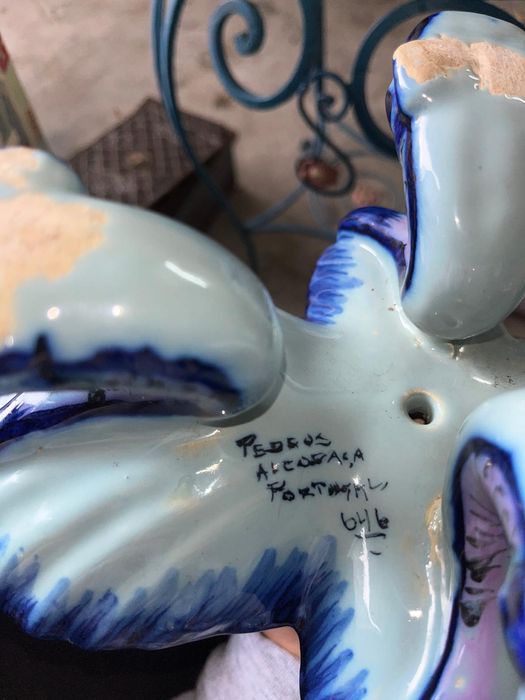 Peças de porcelana de Alcobaça