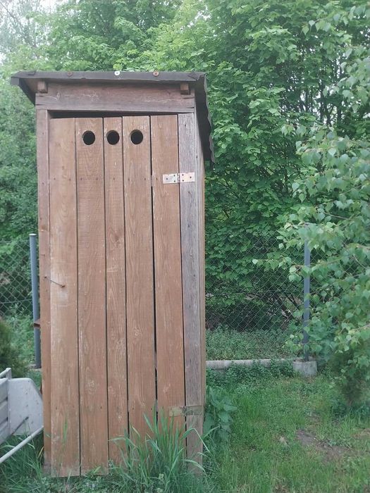 Wc drewniane na budowę
