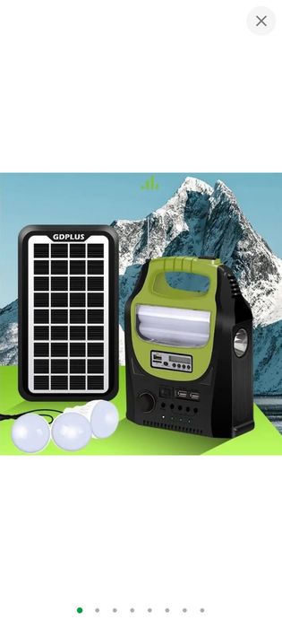 Портативна універсальна сонячна система ліхтар світильник GDLITE 8071