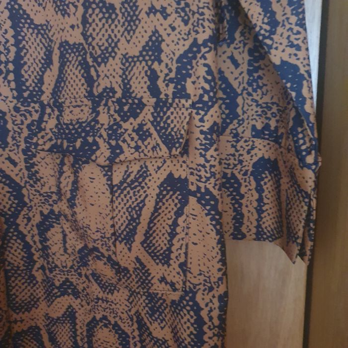 Shirt-dress animal print