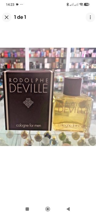 Perfume de Homem vintage raríssimo RODOLPHE DEVILLE(1969)
