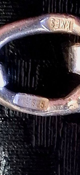 Серебряный браслет арабский  бисмарк