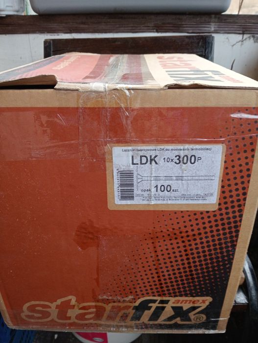 Дюбель(200шт)для термоизоляция со стальным гвозем 10/300мм