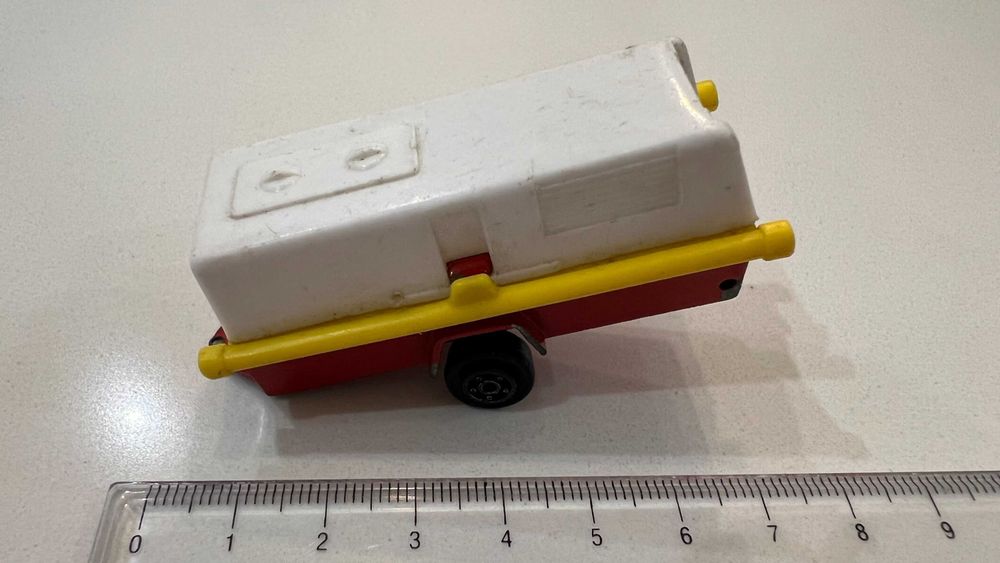 Vintage Car Miniature Trailer - Norev Trailer Made in France