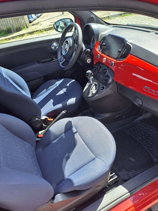 Fiat 500 Hybrid Red