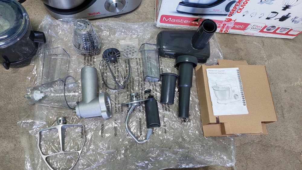 Кухонний комбайн Tefal Тефаль тістоміс мультирізка мясорубка шинковка