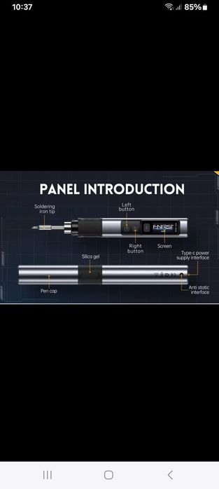 FNIRSI HS-02A паяльник