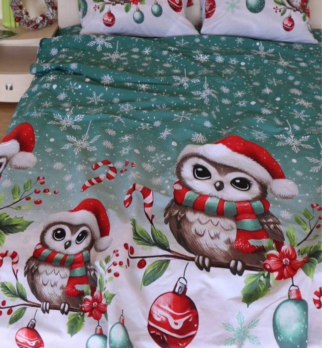 Новорічна Постільна білизна Бязь Голд люкс