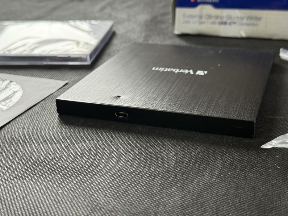 Zewnetrzna Nagrywarka Blu-Ray | Verbatim Slimline USB3.2 Gen1 USB-C