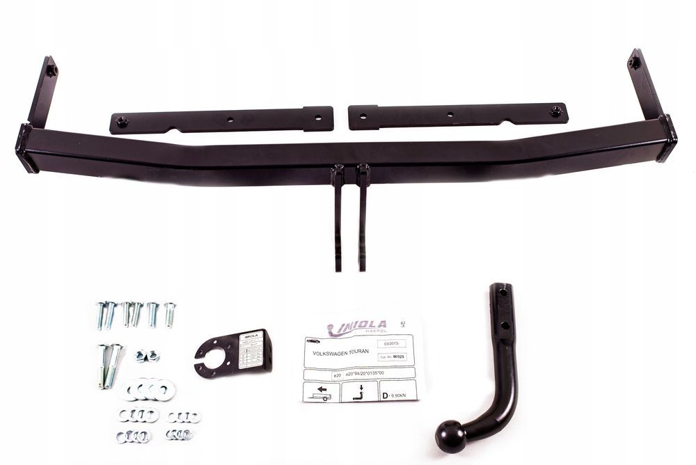 hak holowniczy vw touran 1+2+fl 2003-13 e20