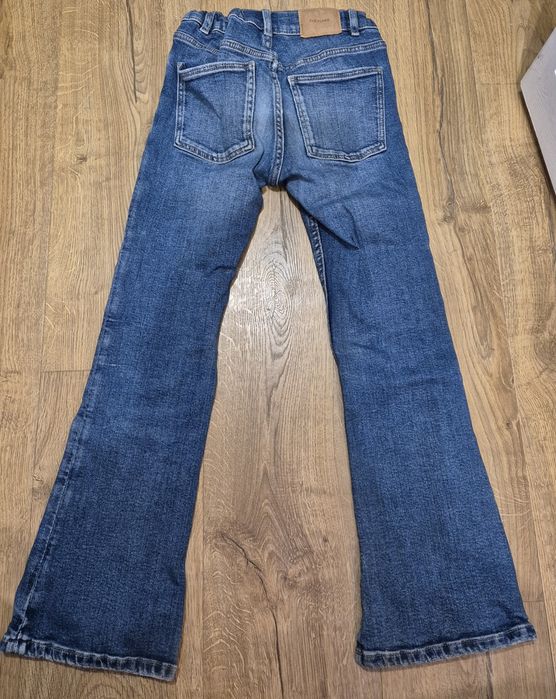 Zara flare spodnie 140 jeansy dzwony
