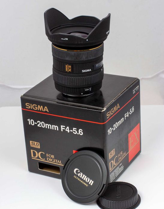 Objetiva Grande Angular 10-20mm para Canon