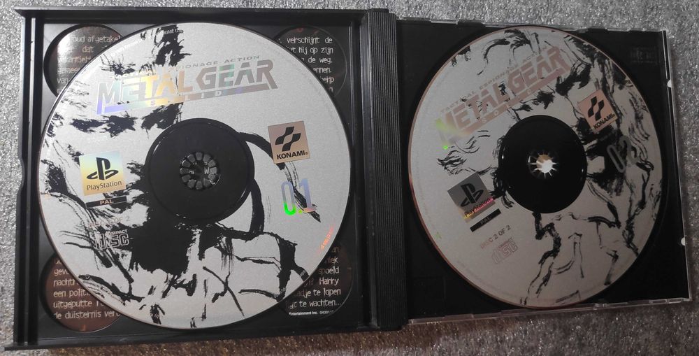 PS1 Metal Gear Solid, Silent Hill wersja angielska, PlayStation