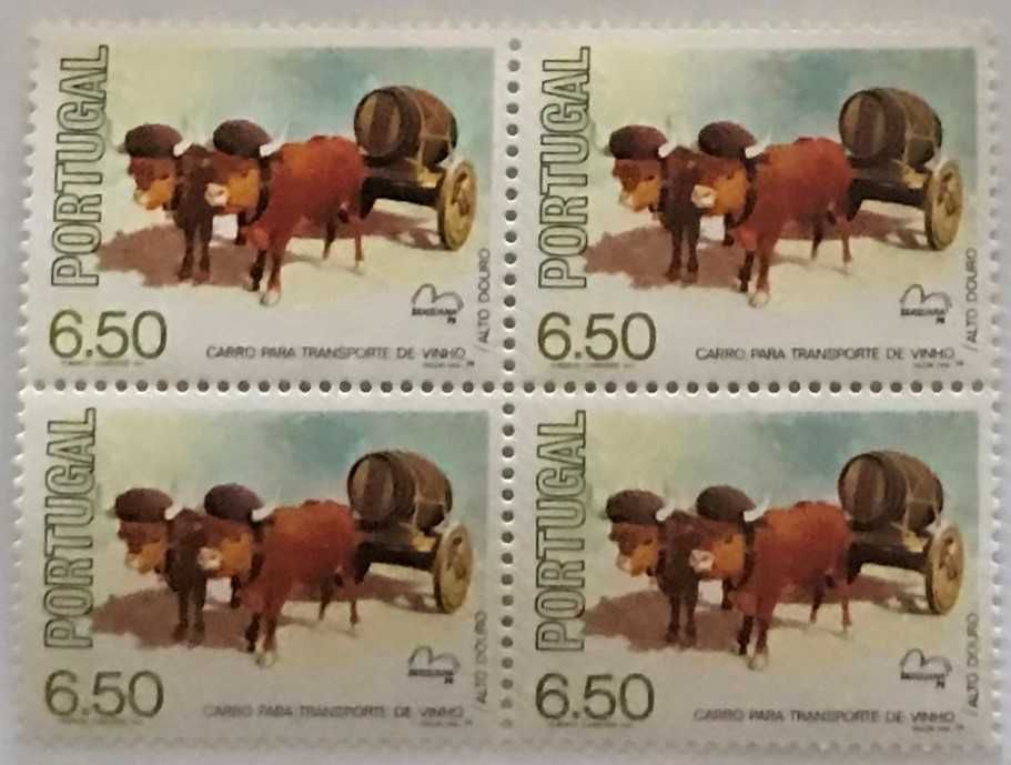 Sheet of new stamps at 6$50 – Popular Portuguese Cars – 1979