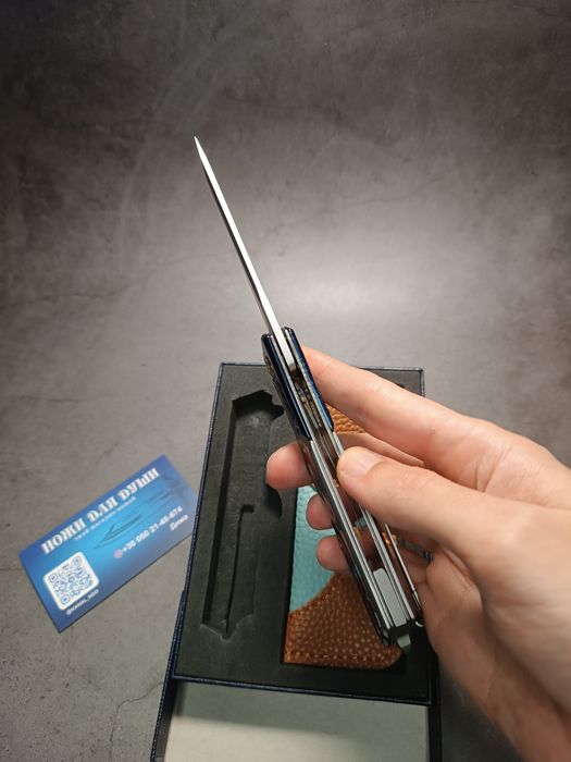 Складной нож металлический с клинком танто