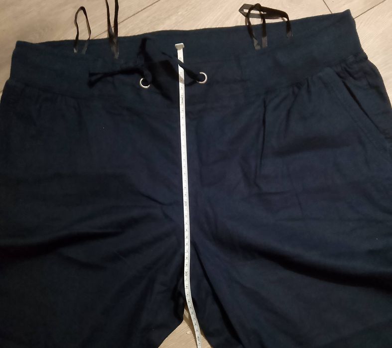 Spodnie przewiewne bawełniane imitacja lnu. Rozmiar 50. Nowe