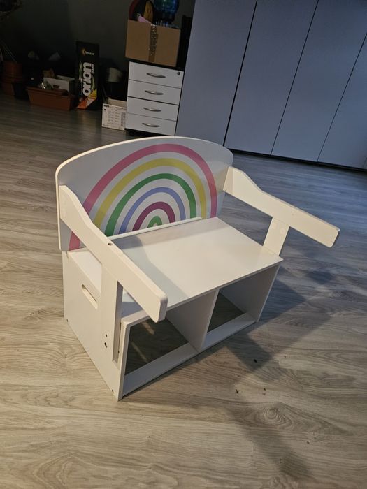 Ławeczka, stolik i siedzisko