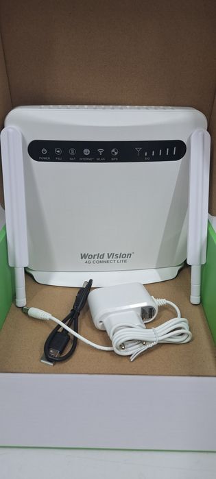 Комплект мобільного 4g інтернету роутер World Vision, антена Мімо Mega
