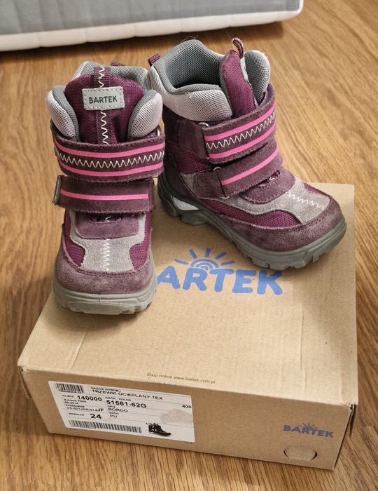 Kozaczki Bartek dla dziewczynki, rozmiar 24