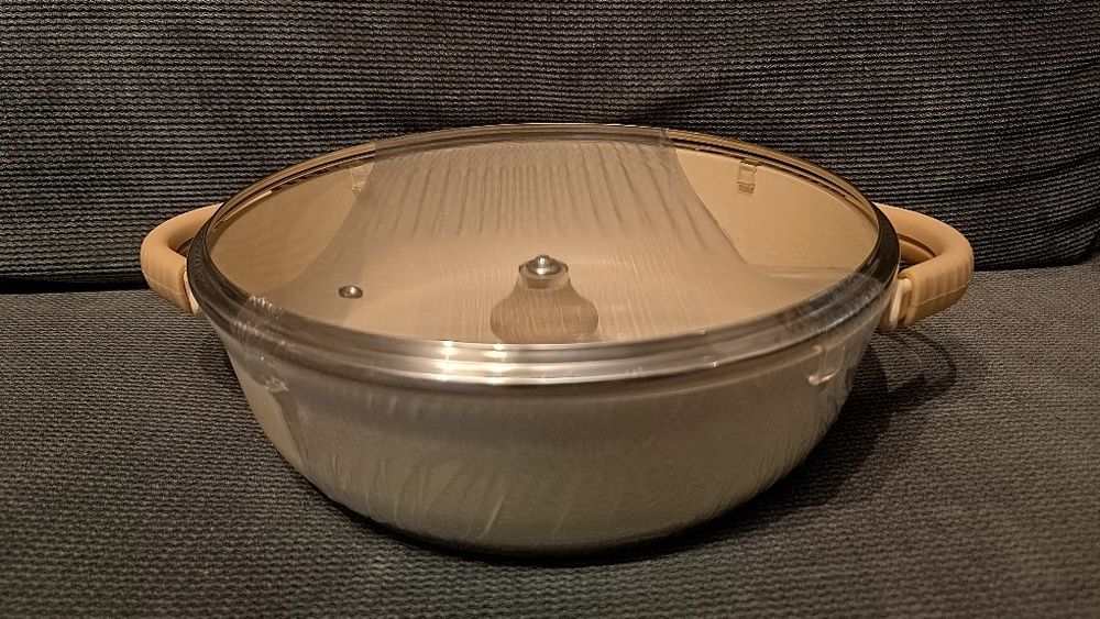 Garnek niski z pokrywką Bodzio 28cm