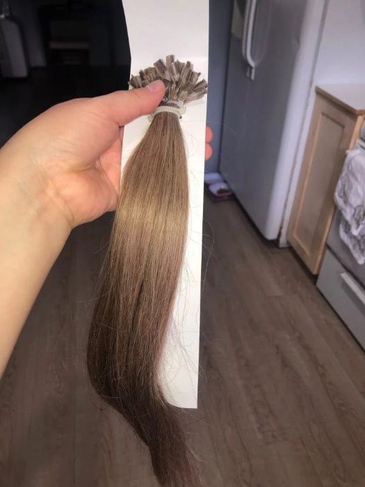 Vendo Extensões de Cabelo Humano Loiro, Castanho e Preto - 50cm