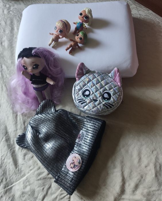 Zestaw Lol laleczki , czapka,torebka