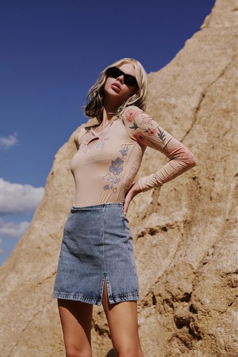 Боді з принтом  Душа Gepur