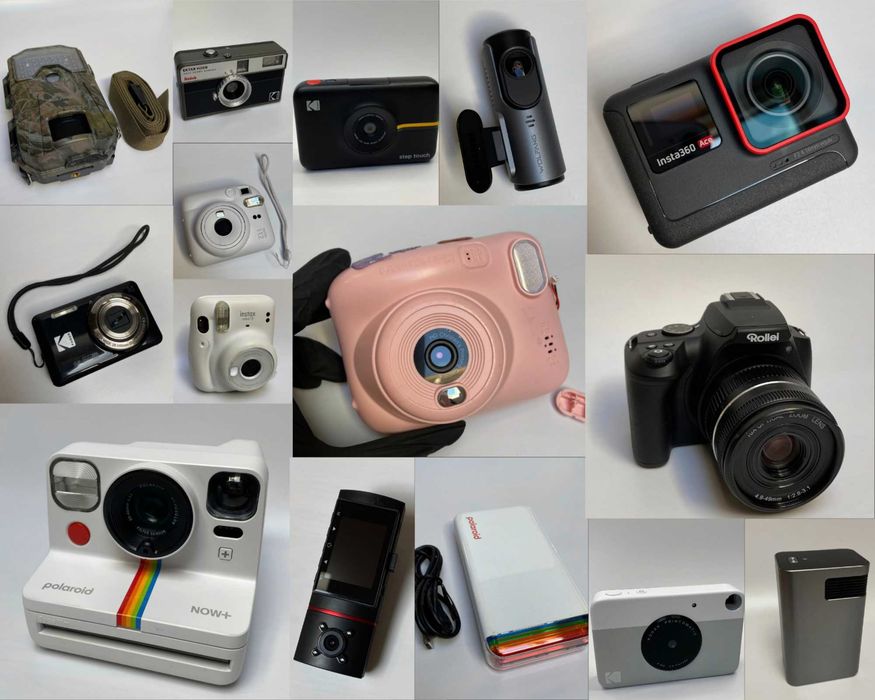 ОПТ / Фотоапарати, фототовари / під ремонт, або на запчастини /  Canon, Polaroid, Nikon, Kodak, GoPro