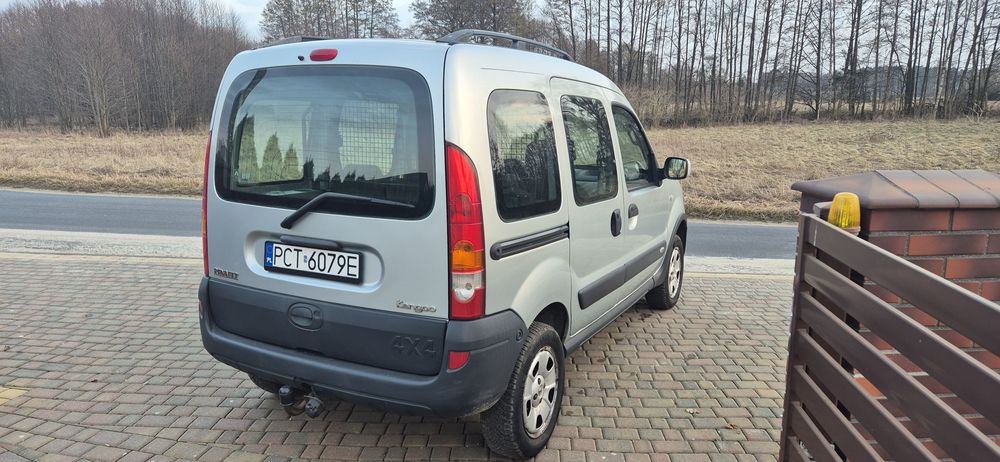 Renault kango 4x4 Benzyna 1.6 świeżo sprowadzony