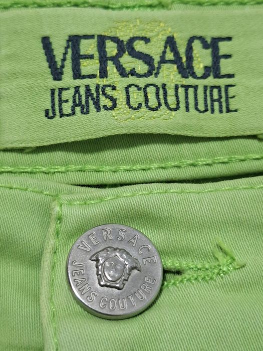 Calça / Jeans VERSACE I Ganga unisex Skinny Tasche  | ORIGINAIS | Novas | logótipo Versace em relevo e Medusa de metal em três dimensões