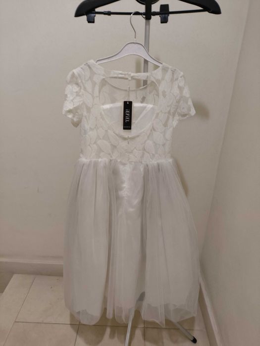 Vestido de menina comunhão/cerimónia - Novo