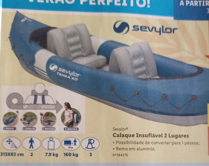Barco insuflável caiaque