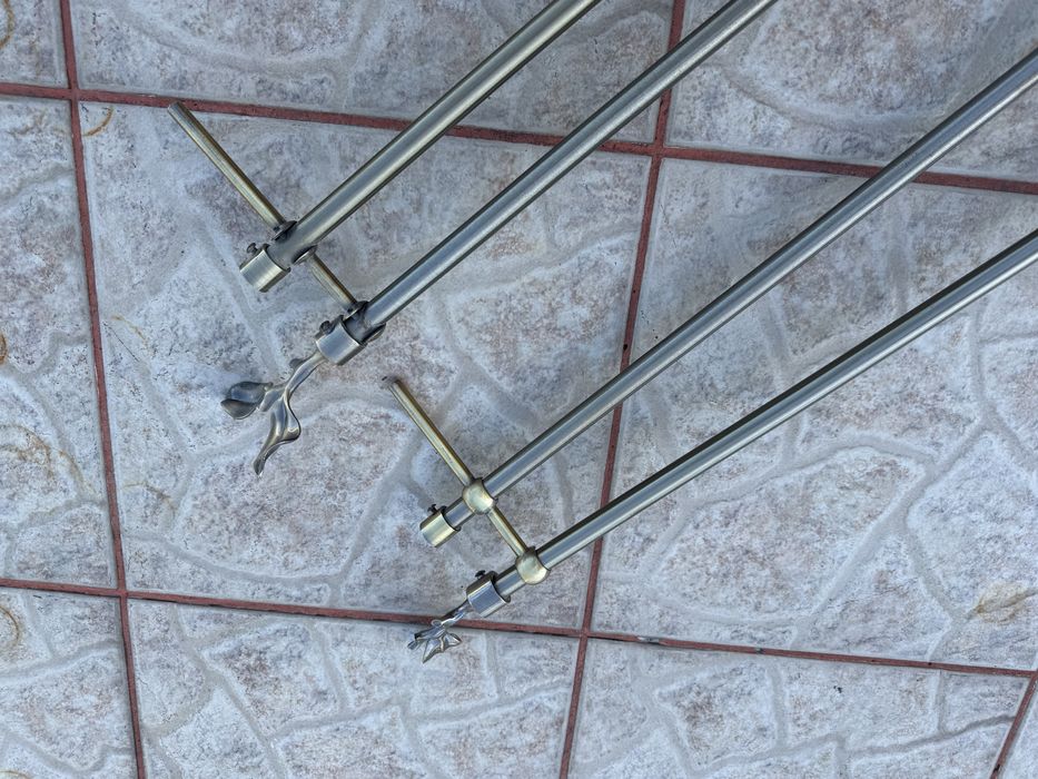 Karnisz 320 cm metalowy liść