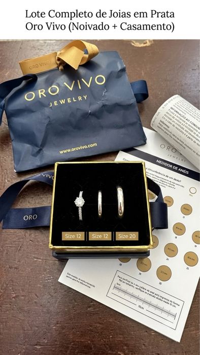 Anel e Alianças Oro vivo