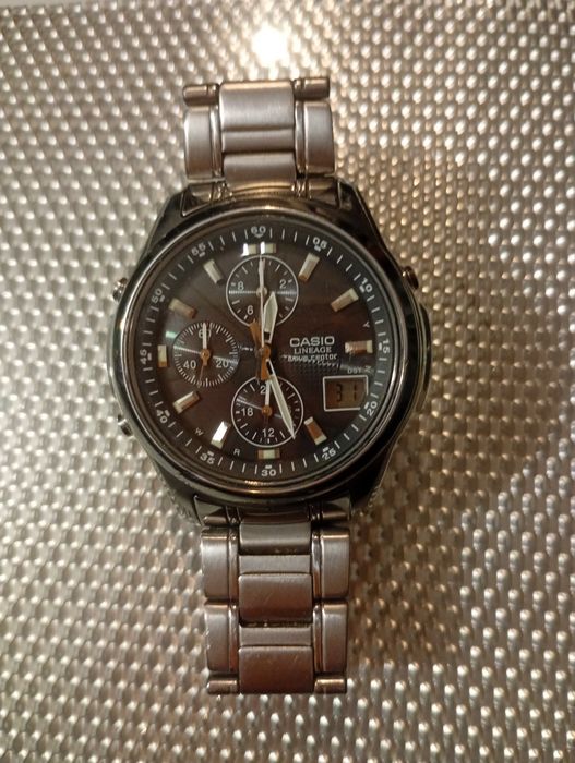 Unikat atomowy Casio Lineage LIW-500 Multi Wave Ceptor Tough Solar Chrono 4717
