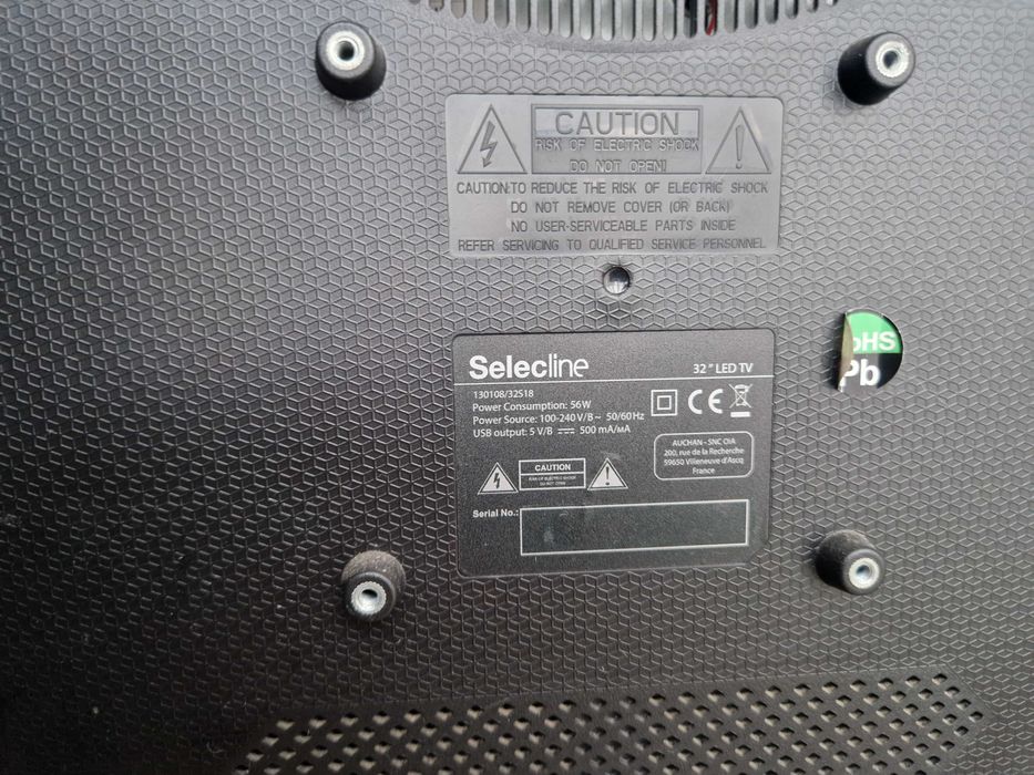 TV Select line com ecran partido