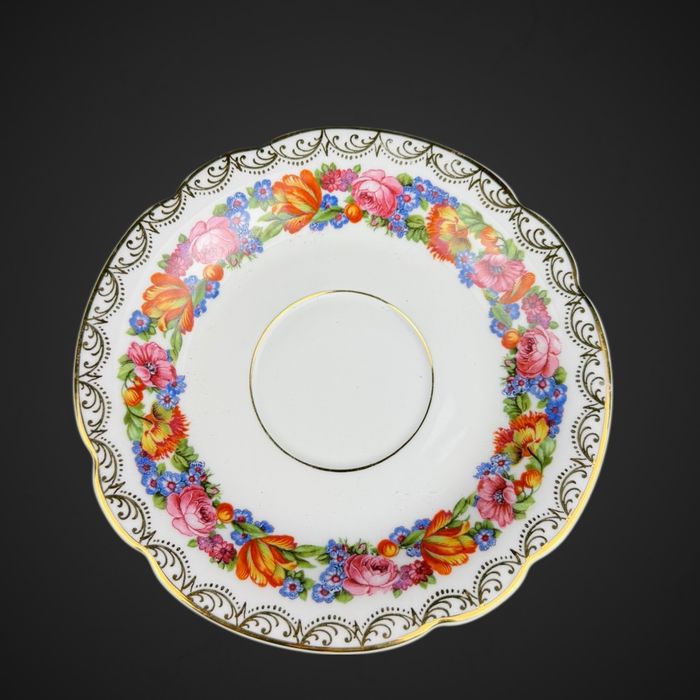 Spodek talerzyk Rosenthal Selb-Bavaria Kwiaty Złocenia B6/020246