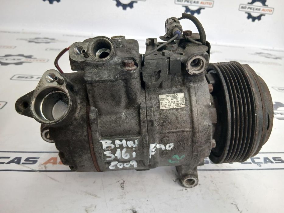 COMPRESSOR AC BMW 316D E90 2.0D 116CV , REF: 447262-1852 - 6SEBU14C