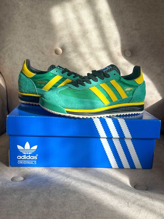!LUXURY! Adidas SL 72 RS Green Yellow | 36 37 38 39 40 41