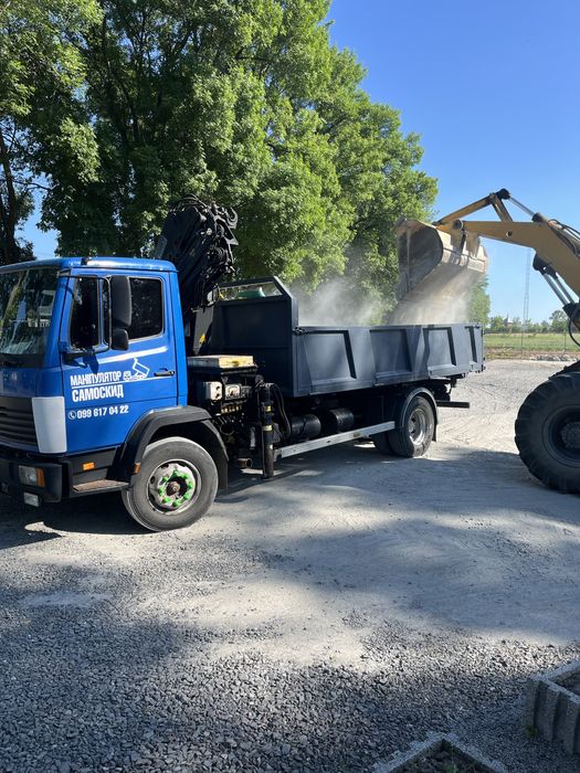 Послуги вантажним транспортом (самоскид, маніпулятор)