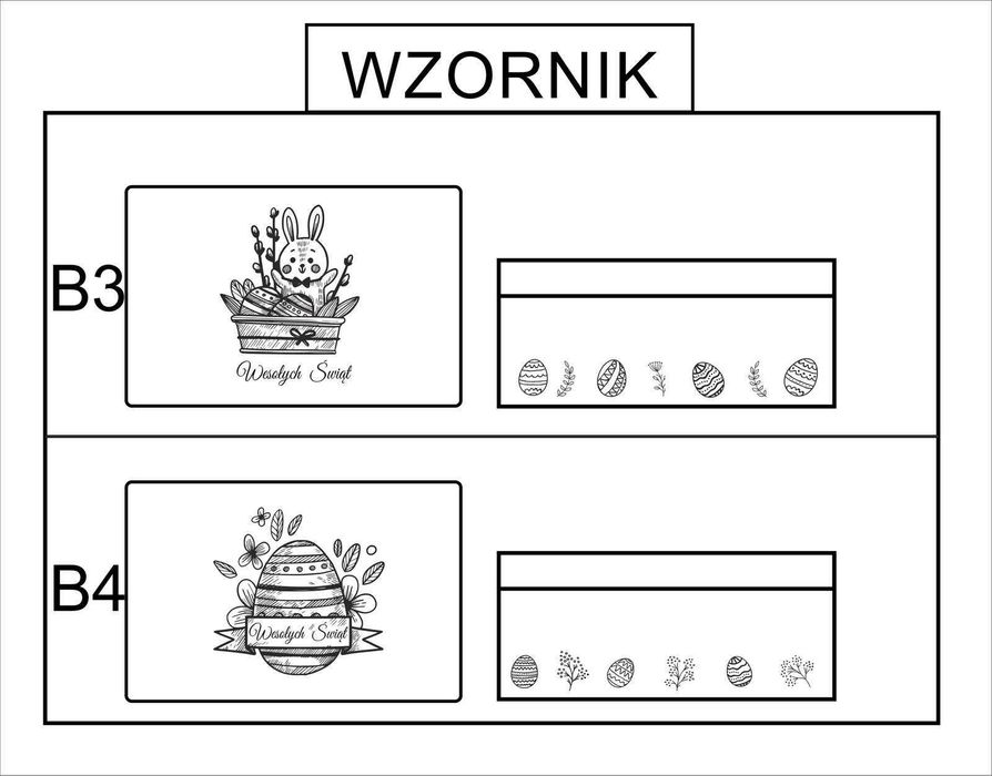 Skrzynka Drewniana Wesołych Świąt - Wielkanoc