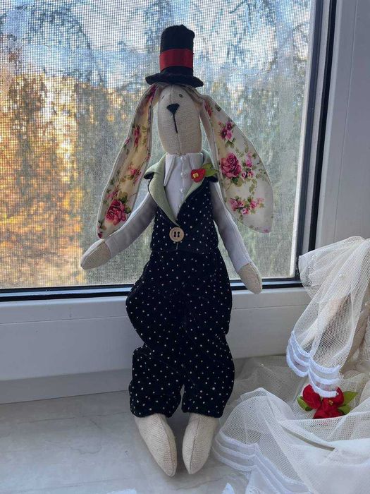 Весільна пара зайчики або котиків, 300 грнза пару