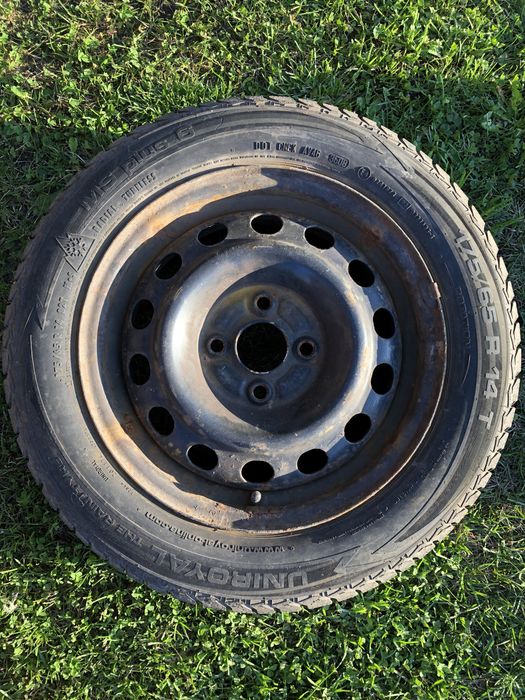 Koła 14 175/65 Uniroyal zima, stalówki