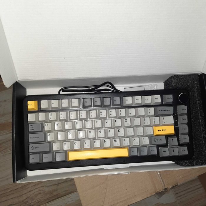 Клавіатура дротова механічна (магнітна) Ajazz AK820 MAX Magnetic