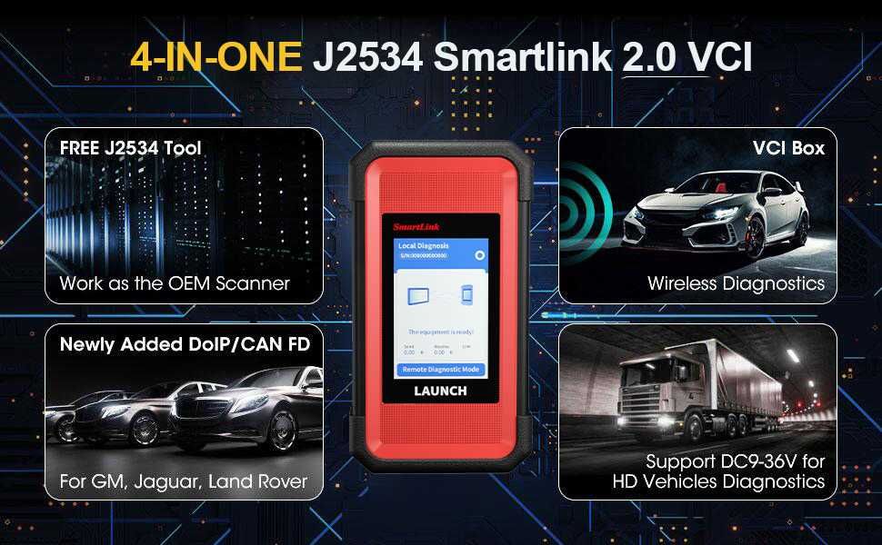Máq. Diag. Auto Launch X431 PRO 5 - Nova verção Smartlink 2.0 VCI
