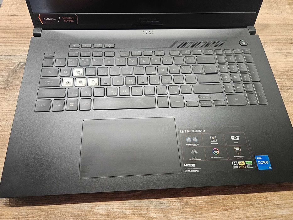 ASUS TUF Gaming F17 RTX 3050 / i5-12500H / 16GB / 512GB SSD