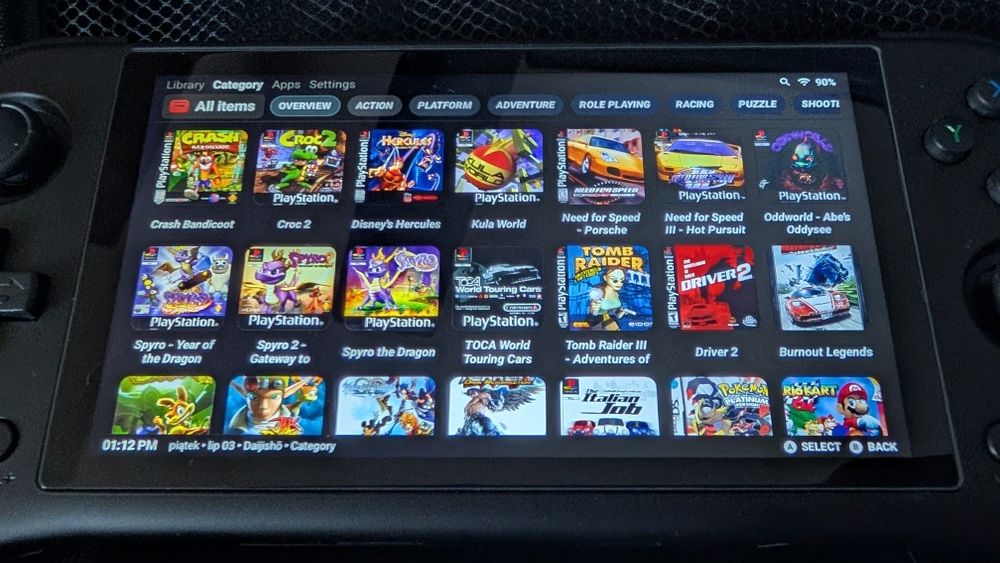 Handheld powkiddy x55