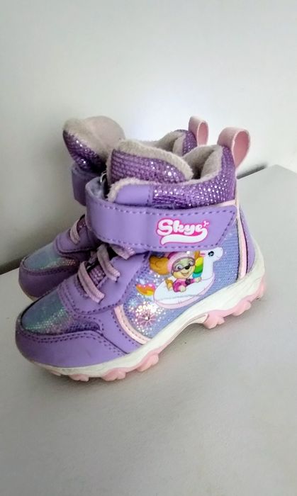 Buty zimowe  świecące Psi patrol dla dziewczynki r 23