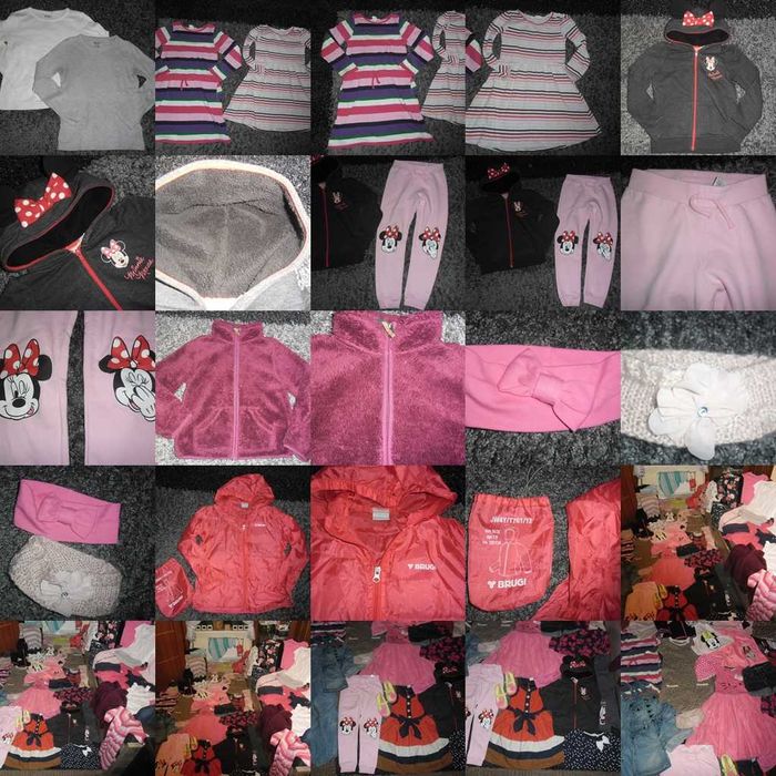 H&M,next,zara PAKA firmo DLA córci -lato 122/128- 6-8 lat 56szt+gratis